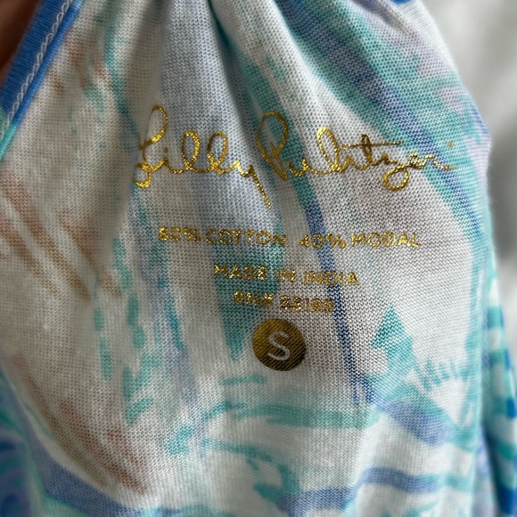 Lilly Pulitzer Aboat Time Sailboat Racerback Nautical Tank Top - Picture 3 of 4